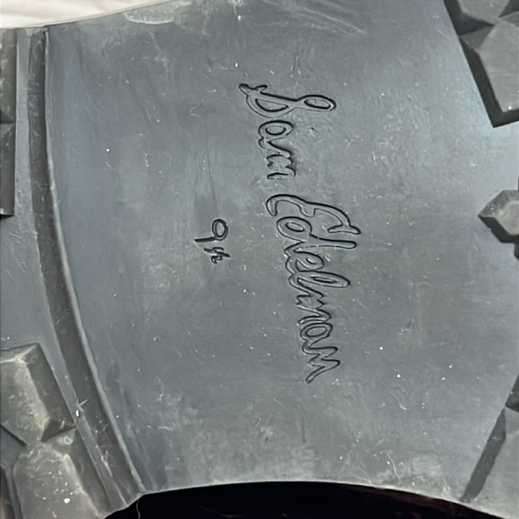 Sam Edelman Browan Crushed Velvet Ribbon Lace Up Boots - Picture 11 of 11